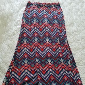 Multi colored Maxi Skirt